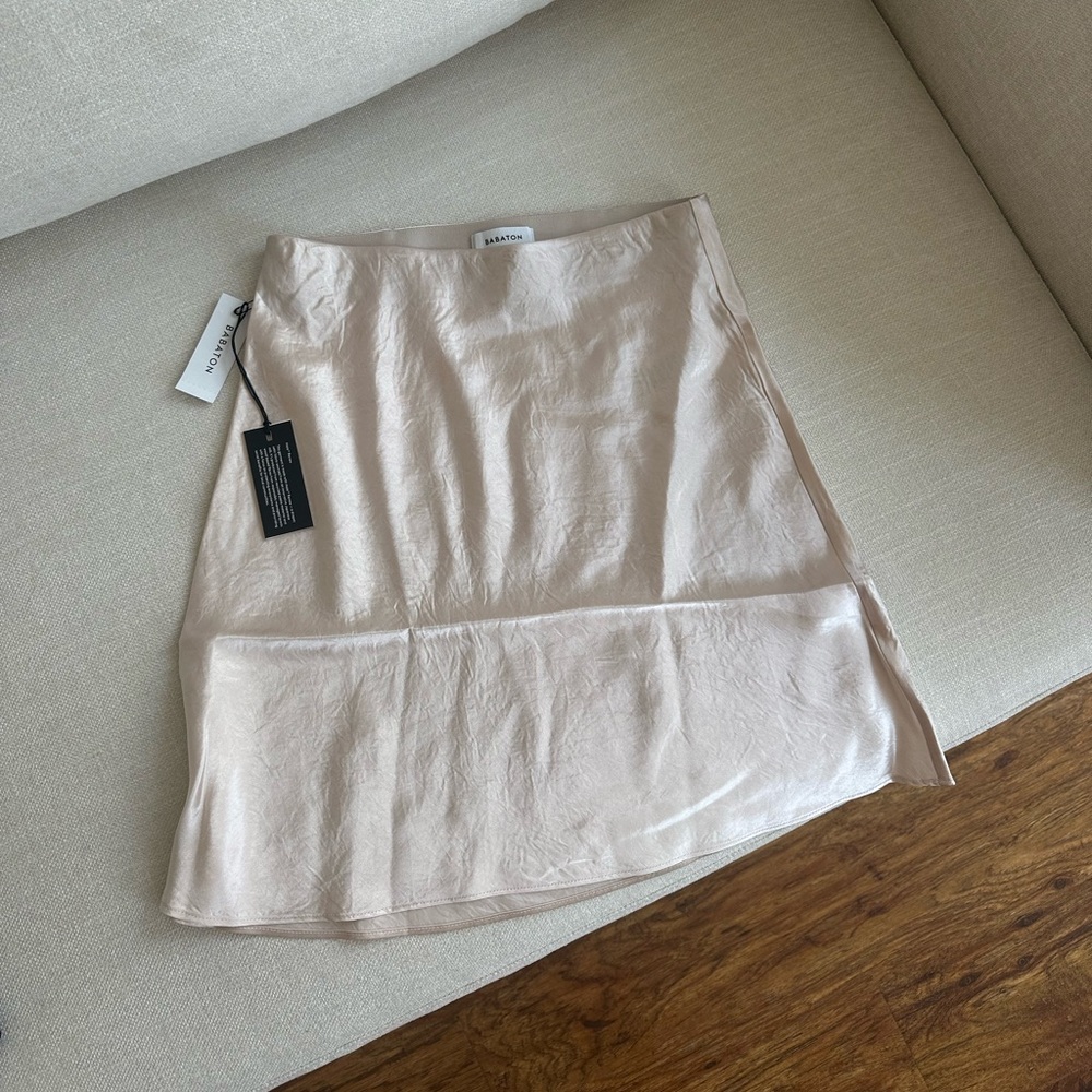 NWT Aritzia Babaton Silk Mini Skirt